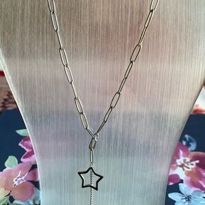 Silver Star Pendant Necklace